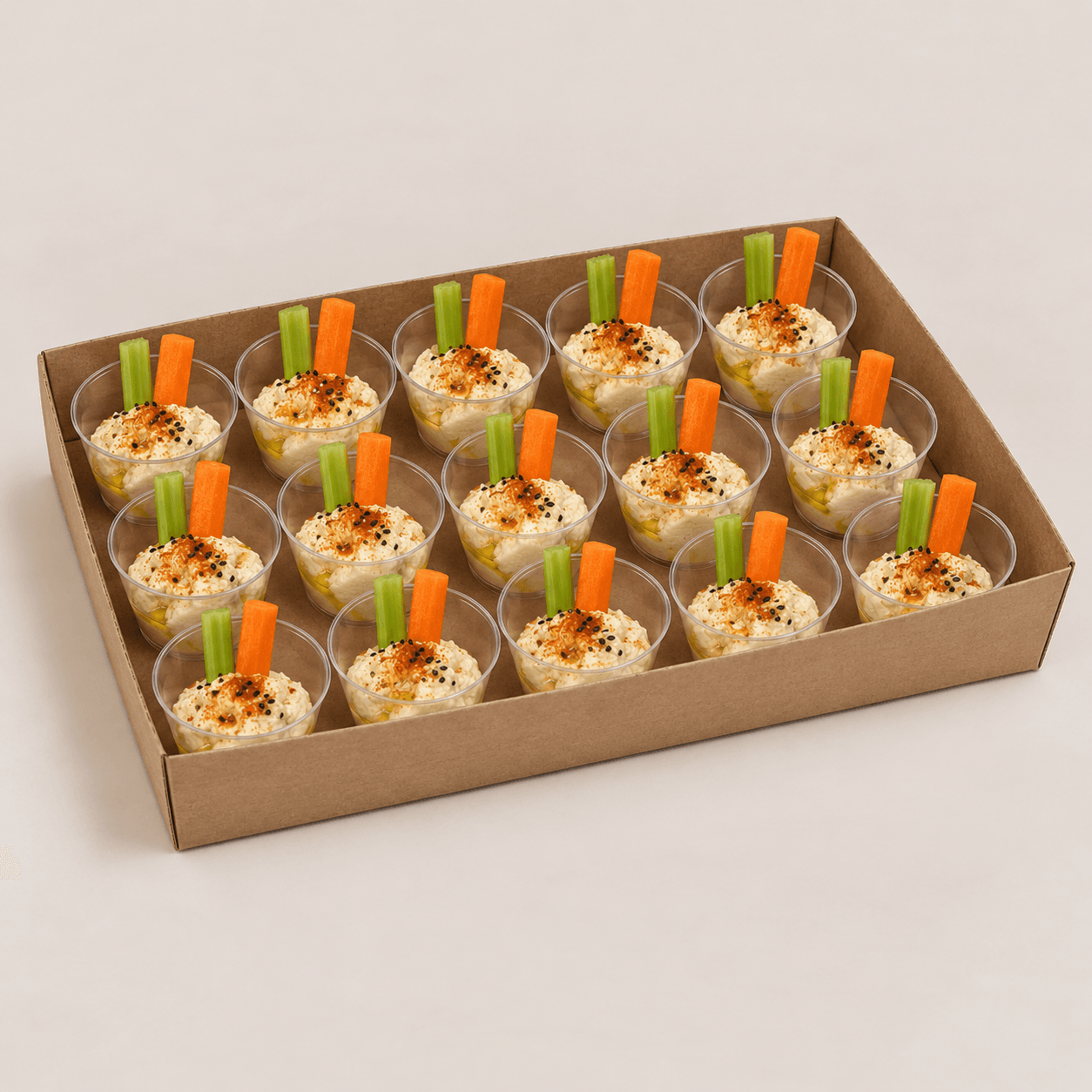 Vasito de hummus